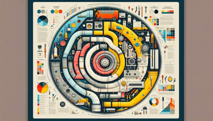Infographic on duct cleaning services in New Westminster, illustrating the differences between clean and dirty ducts, along with tools and service area map.