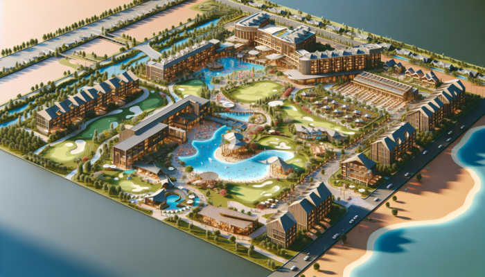 A family-friendly golf resort with kids' clubs, diverse activities, spacious suites, varied dining, and safe environments near attractions.